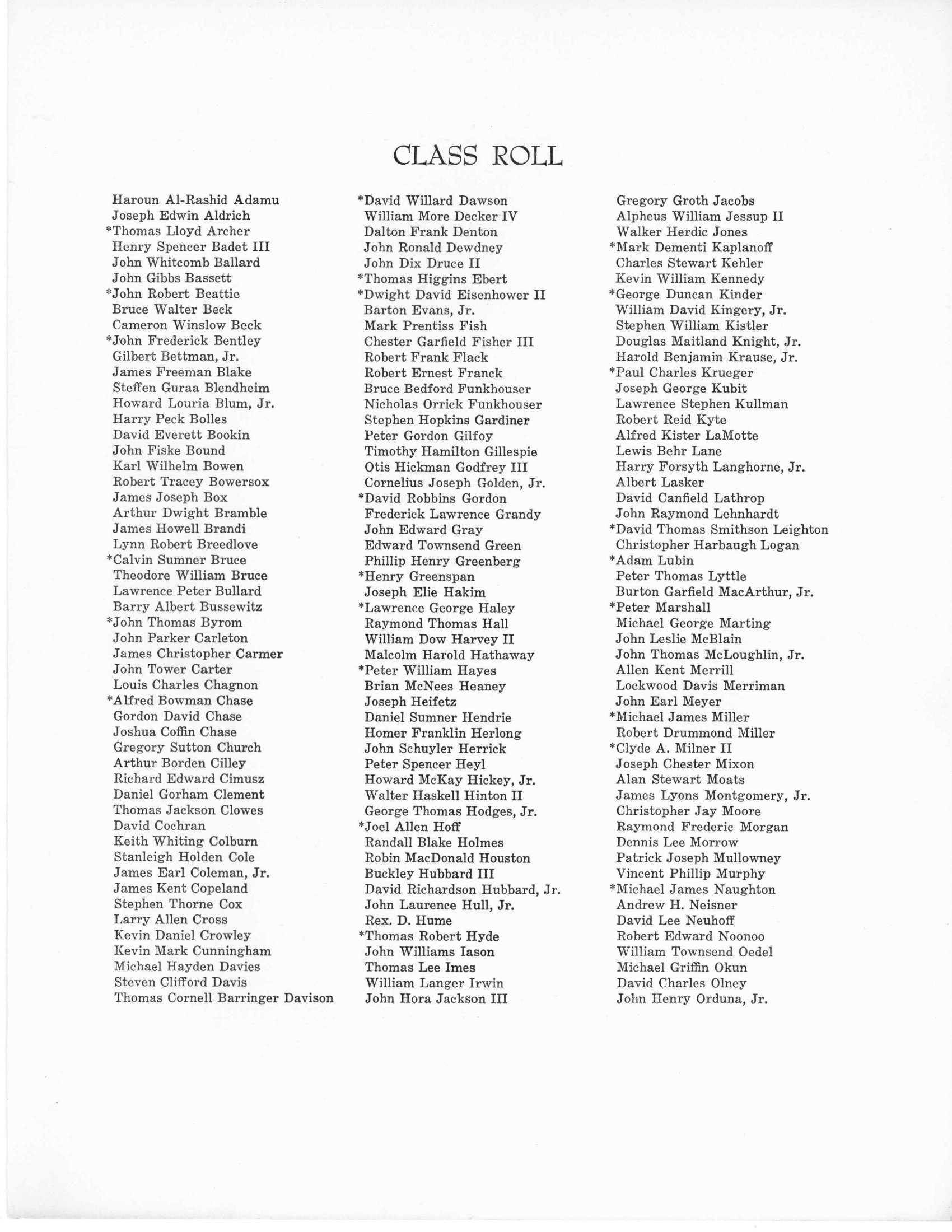 Graduation Program 1966 - Page 3